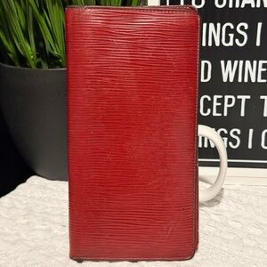 Louis Vuitton Epi Red Wallet